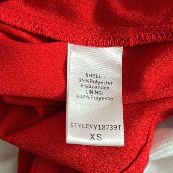 Tuckernuck Pomander Place Women’s Red Babydoll Dress with Bows Size XS Preppy - Picture 7 of 8